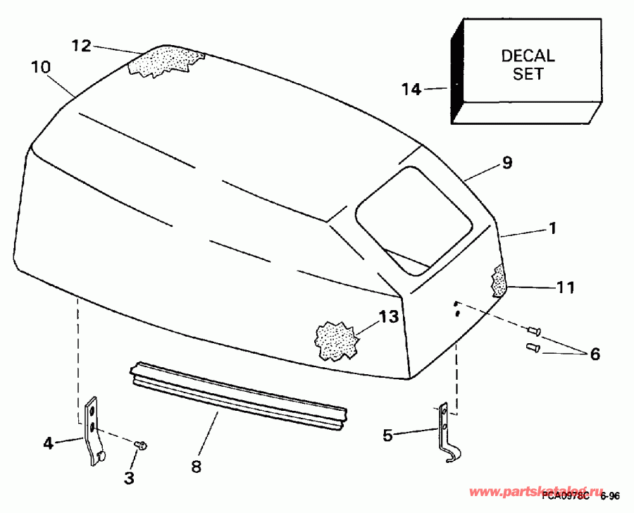 �������� ��������� ����� EVINRUDE SE10RPT 1997  - Johnson - Johnson