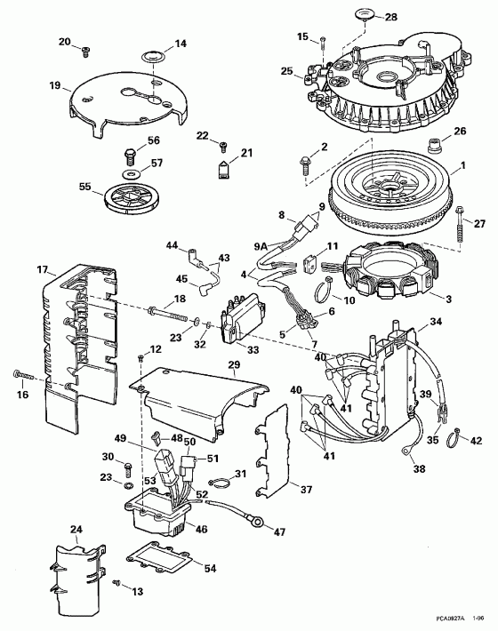 �������� ����� EVINRUDE SE150WTPLT4 1997  - nition System