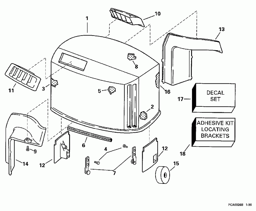 �������� ����� Evinrude SE150WTPXT4 1997  - Johnson / Johnson