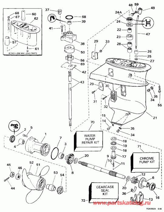 �������� ��������� ����� Evinrude SE15RPLW 1997  - arcase