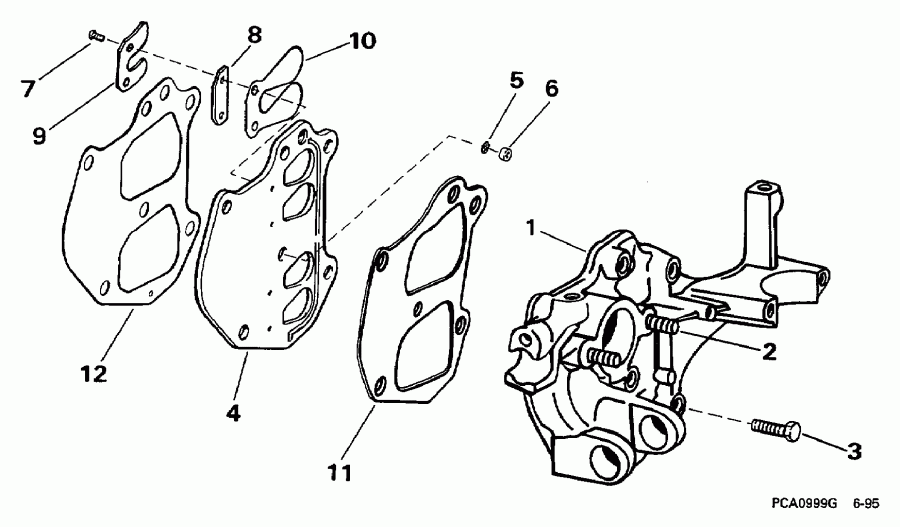 �������� ����� EVINRUDE SE15RPLW 1997  - take Manifold - take ���������
