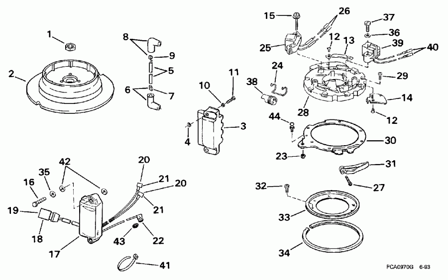 ����� Evinrude SE15RPW 1997  - nition / nition