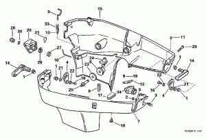 ������ ������ ��������� (Lower Engine Cover)