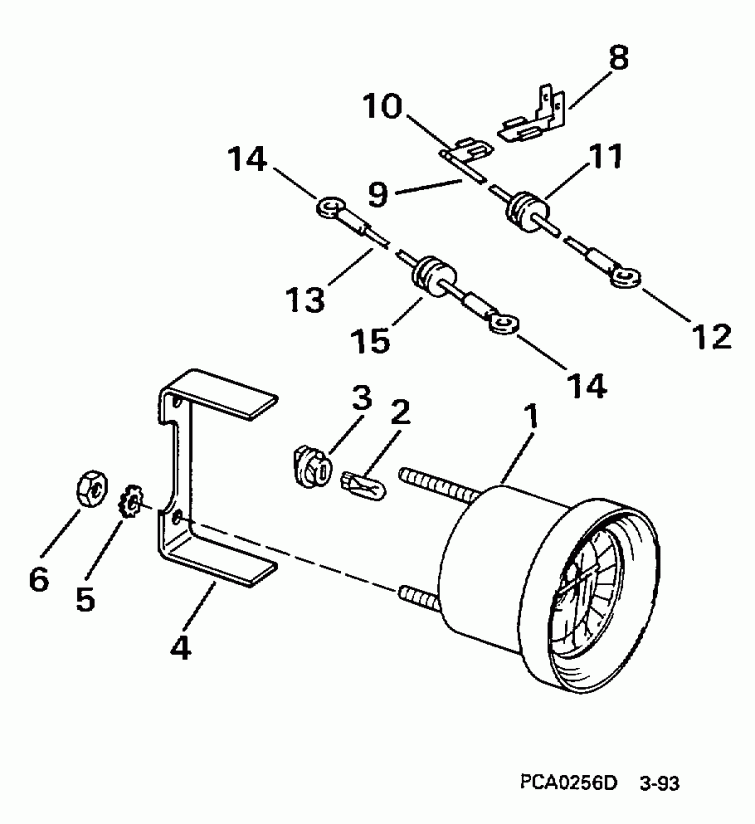 ��������� ����� Evinrude SE200WTPXS 1997  - im / tilt Gauge Kit / im/tilt Gauge Kit