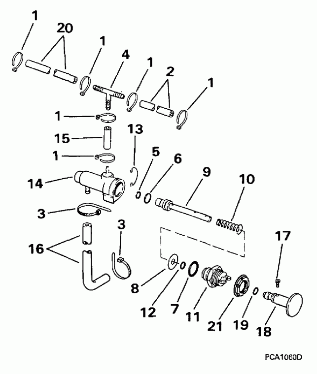��������� Evinrude SE25RPLV 1997  - imer ����� / imer Pump