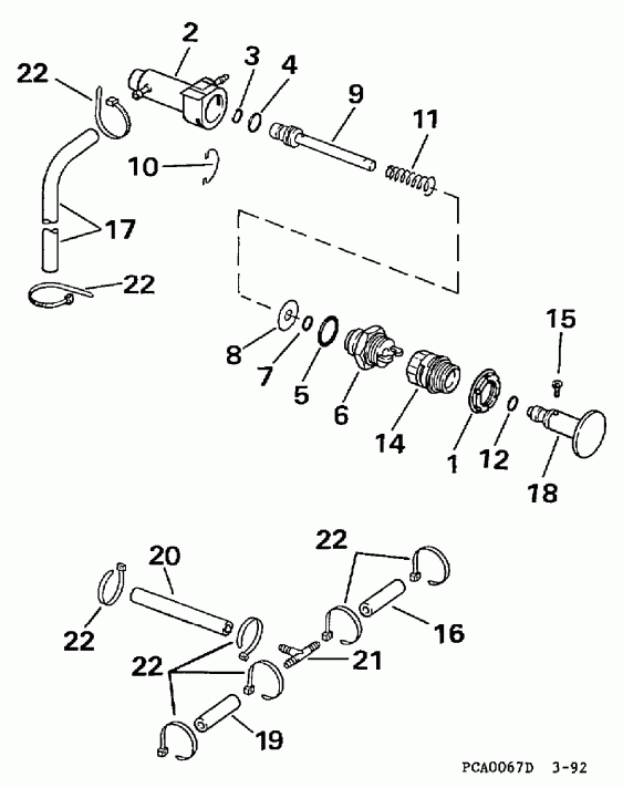 �������� ����� Evinrude SE40RSLD 1997  - imer System - imer System