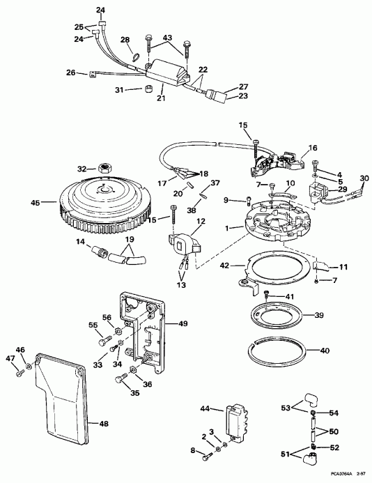 ����� Evinrude SE55RSLC 1997  - nition System