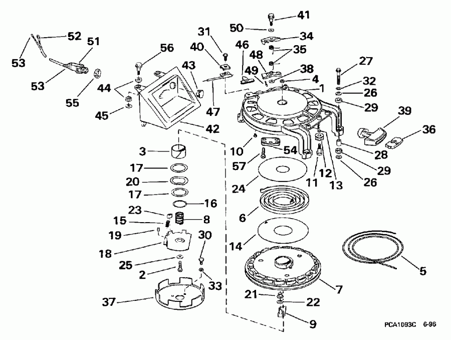 ��������� �������� ����� EVINRUDE SE55RSLC 1997  - wind �������