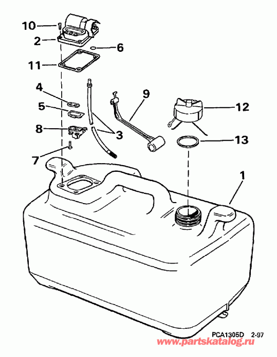 ��������� ����� Evinrude SE65RSYZ2 1997  - 6 ������