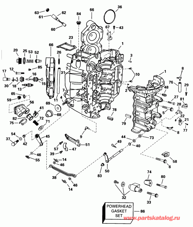 ��������� ��������� EVINRUDE BE115GLECM 1998  - linder & ������ ���������