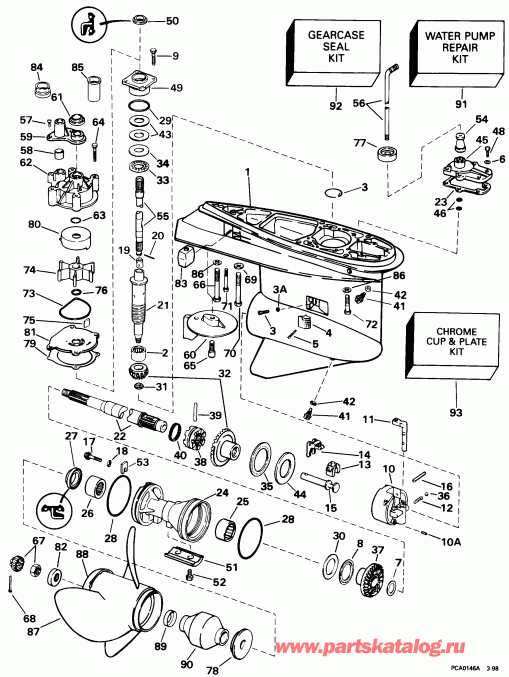 ����� EVINRUDE BE130TLECE 1998  - arcase