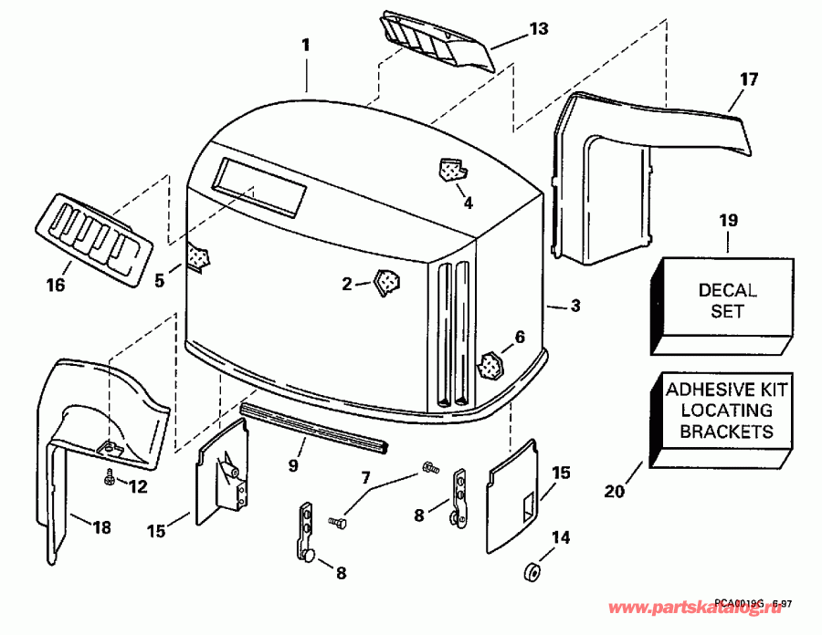 ����� Evinrude BE150ELECD 1998  - Evinrude