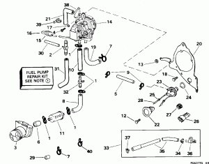 ���������� -- 9.9 Hp (Carburetor -- 9.9 Hp)
