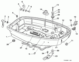 ������ ������ ��������� (Lower Engine Cover)