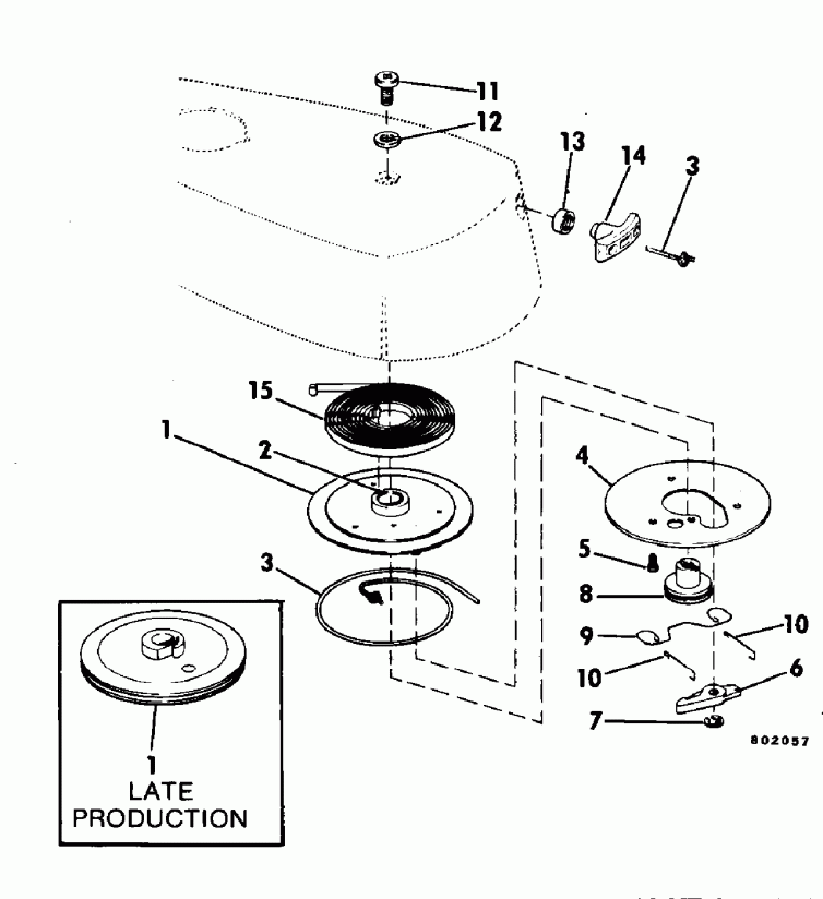 �������� ��������� ����� Evinrude BE250TXECB 1998  - wer Trim/tilt Electrical - wer Trim / tilt ���������