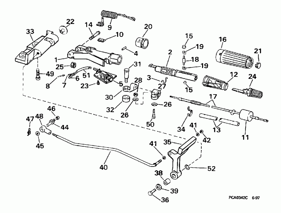  ������� BE25BALECM 1998  - ee������ & ������������� Handle - eering & Shift Handle