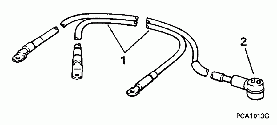 ����� EVINRUDE BE25EECE 1998  - ttery Cable - ttery ������