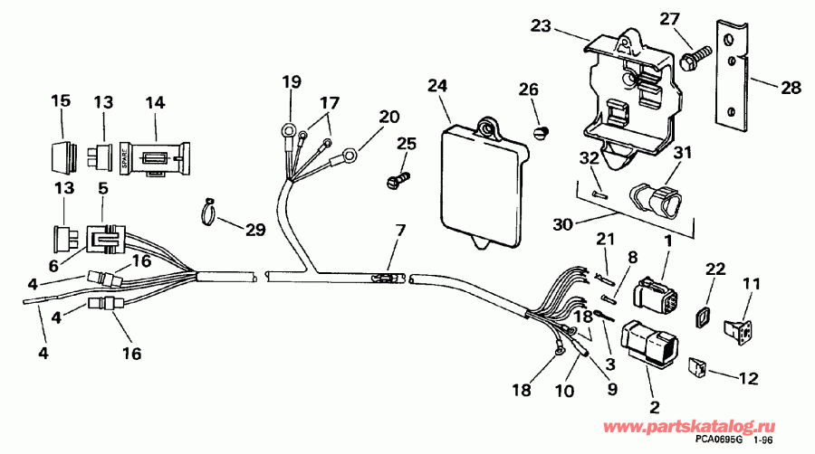�������� ����� ������� BE30EECS 1998  - tor Cable Assembly / tor ������ Assembly