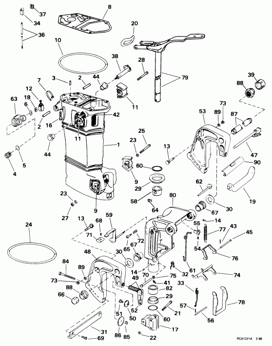 ��������� ��������� ������� BE35ARECR 1998  - ������ Tilt /  Manual Tilt
