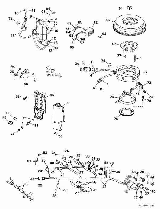 ��������� �������� ����� EVINRUDE BE35QLECA 1998  - Tnt /  Tnt