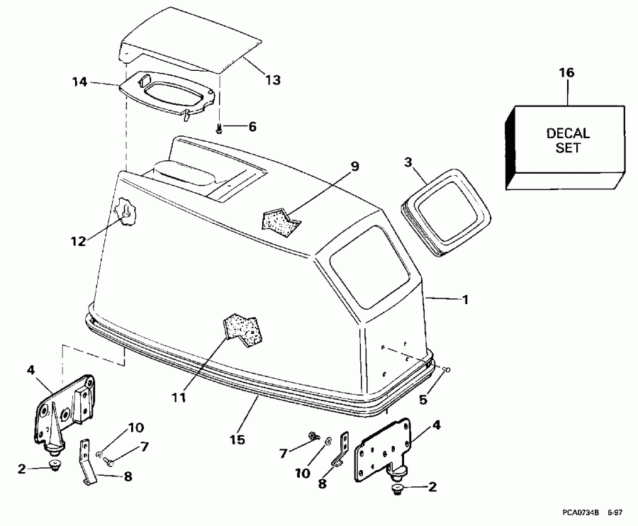 �������� ����� EVINRUDE BE40TLECR 1998  - Johnson -- ���� Start Only -  Johnson -- Rope Start Only