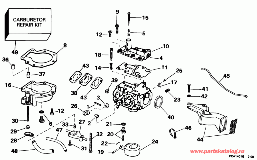 ��������� ������� BE5FRBECC 1998  - rburetor / rburetor
