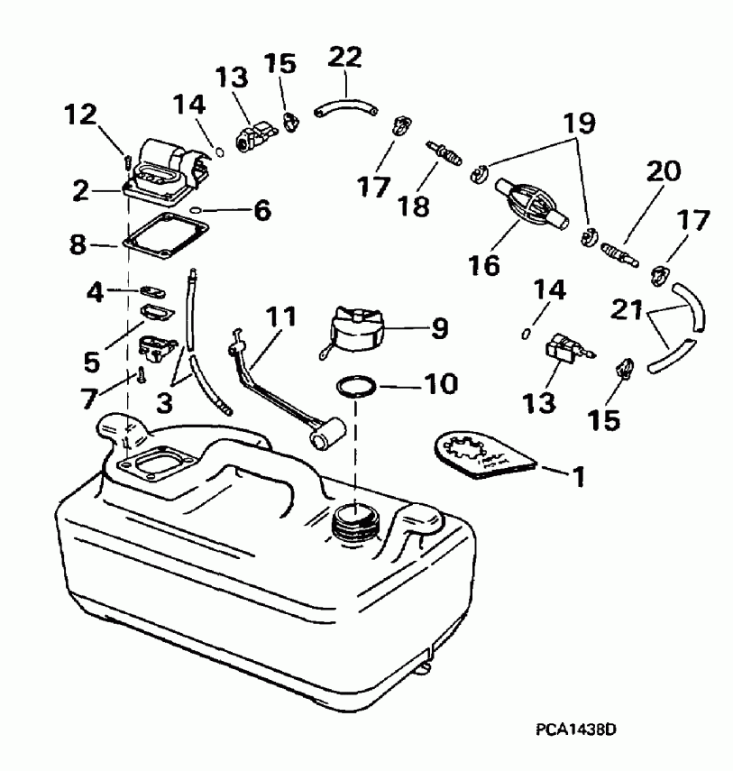  Evinrude BE5FRBLECC 1998  - el Tank - el Tank