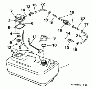 ��������� ��� -- 3 ������ (Fuel Tank -- 3 Gallon)