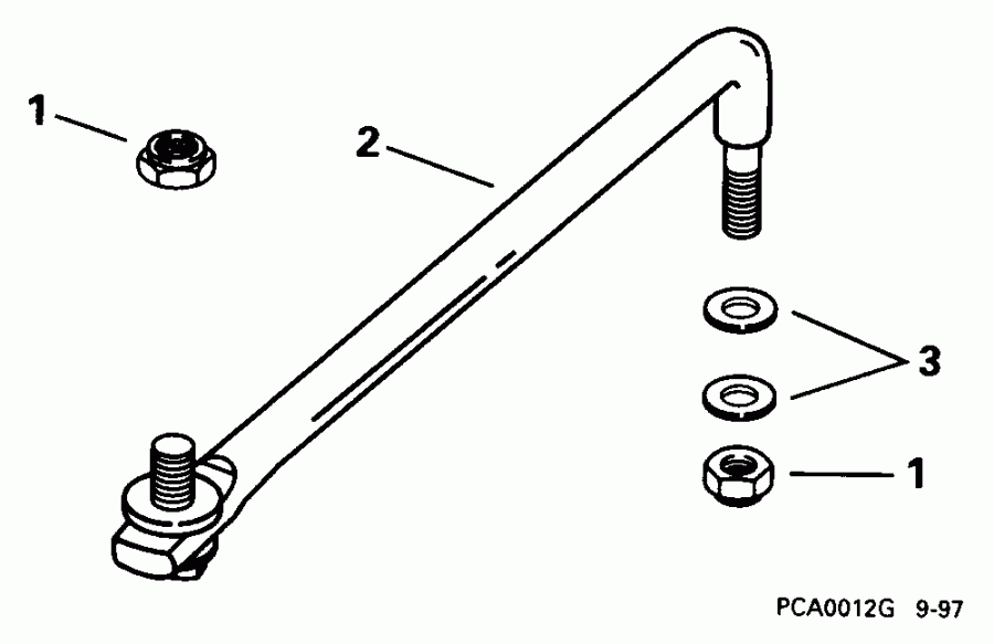 ����� Evinrude BE70ELECB 1998  - eering Link Kit (2)