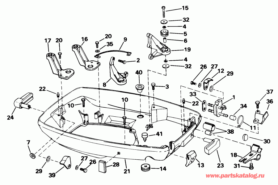 ��������� ����� EVINRUDE BE70TLECB 1998  - wer ������ ��������� (�����) - wer Engine Cover