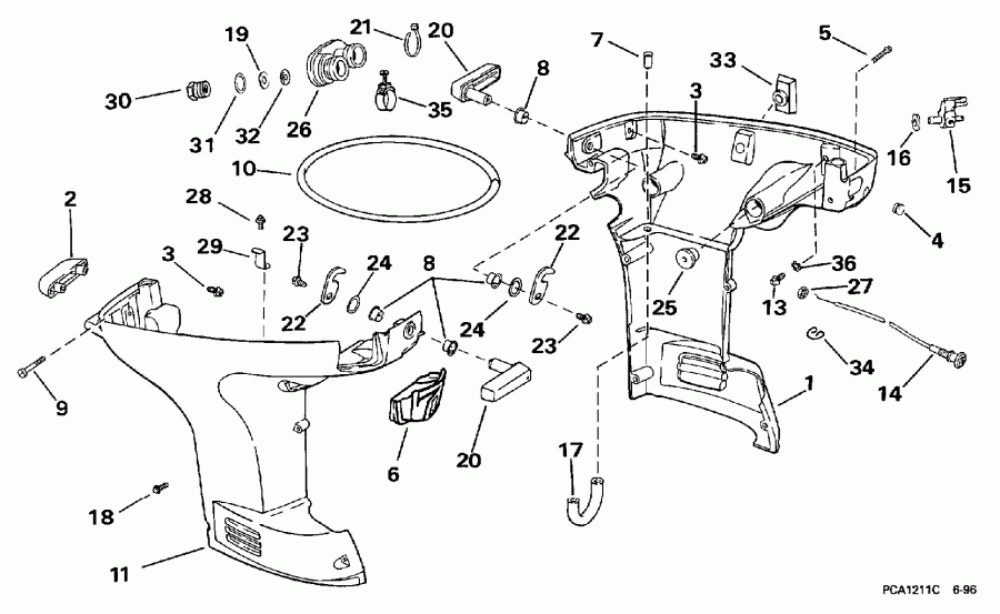 ��������� ��������� ������� BE8FRBECA 1998  - wer Engine Cover / wer ������ ��������� (�����)
