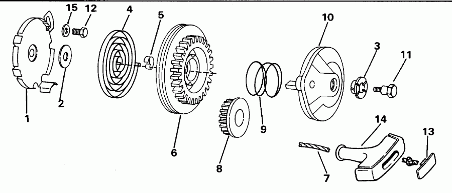 �������� ��������� ����� Evinrude BE90SXECM 1998  - nition System