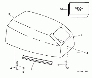 ������ ��������� (�����) -- Evinrude (Engine Cover -- Evinrude)