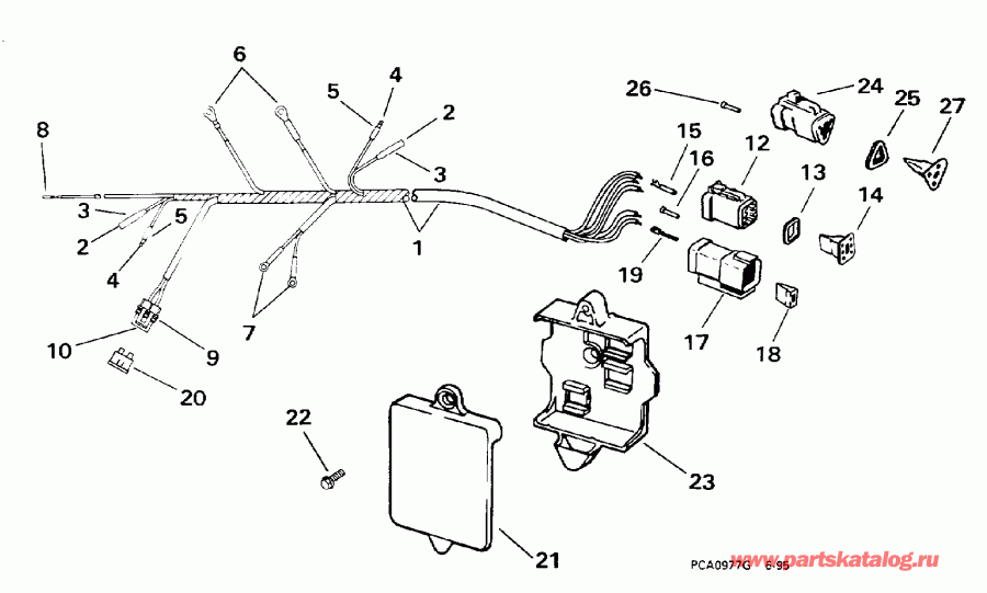 �������� ����� Evinrude E10SELECC 1998  - tor Cable