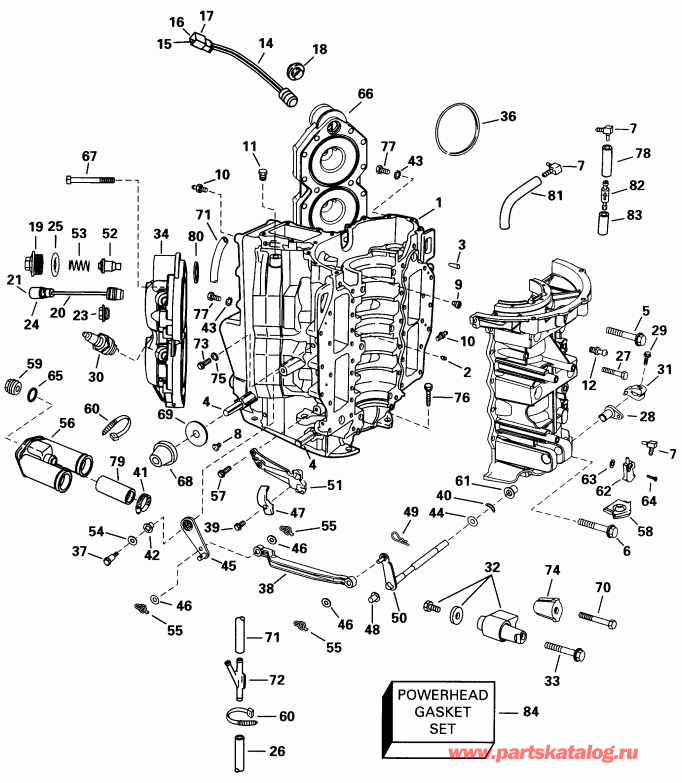 �������� ��������� ����� EVINRUDE E115FSLECS 1998  - linder & ������ ���������