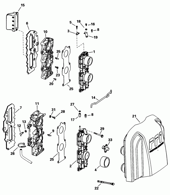 �������� ��������� ����� ������� E115FTLECS 1998  - take ��������� / take Manifold