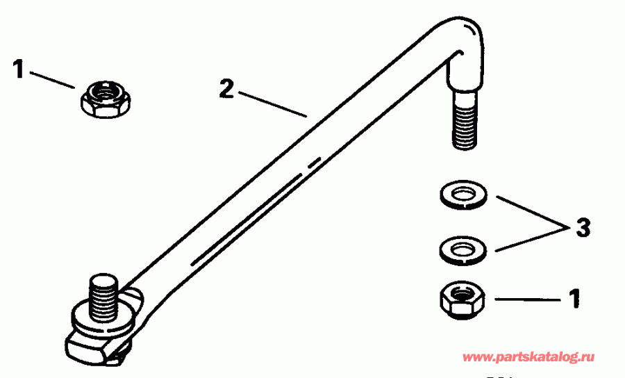  Evinrude E115GLECM 1998  - eering Link Kit