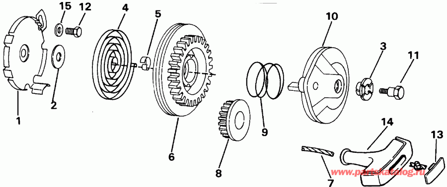 ����� Evinrude E115SXECM 1998  - ectric Starter & Solenoid