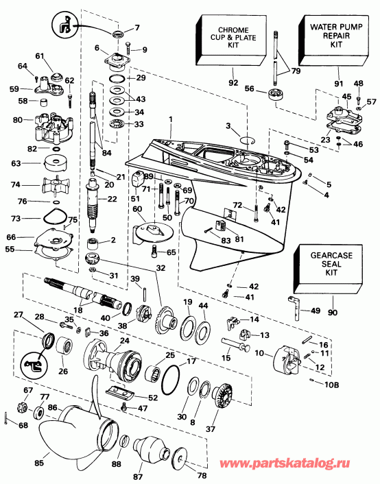 ����� Evinrude E115SXECM 1998  - 90 & 115 El, Gl, Sl Models