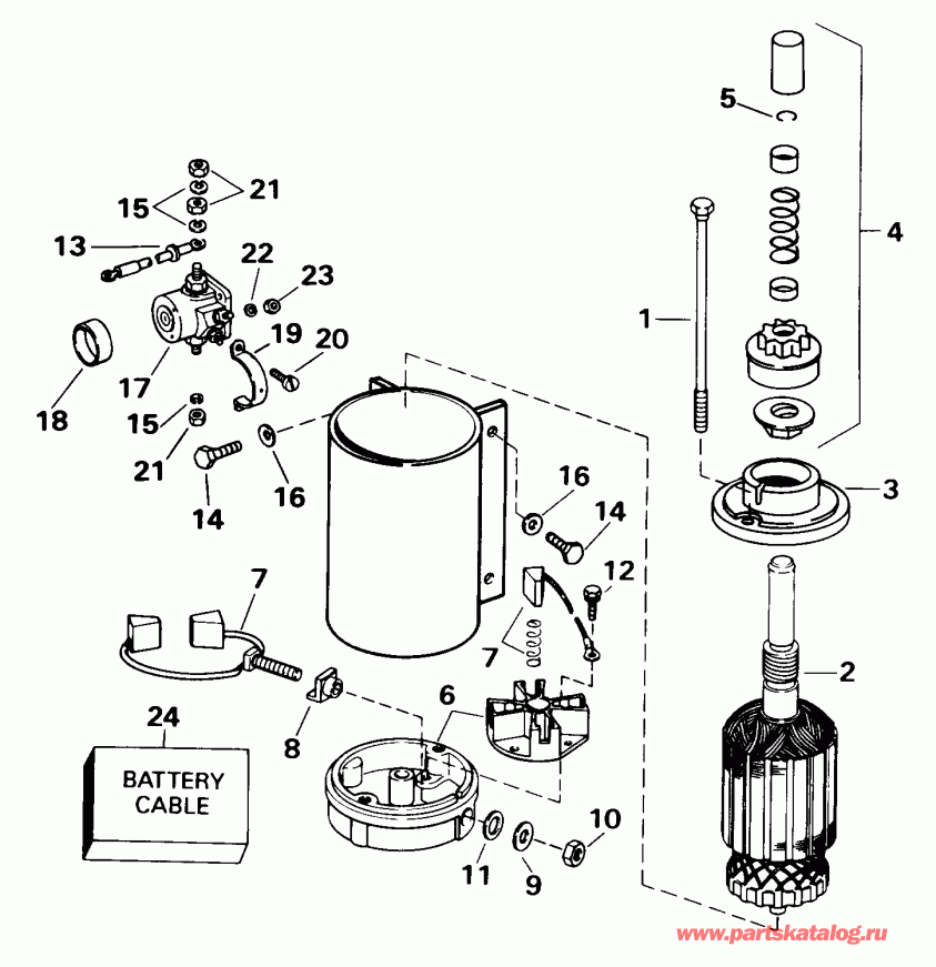��������� �������� ����� ������� E115TSLECM 1998  - ectric Starter & Solenoid - ectric ������� & Solenoid