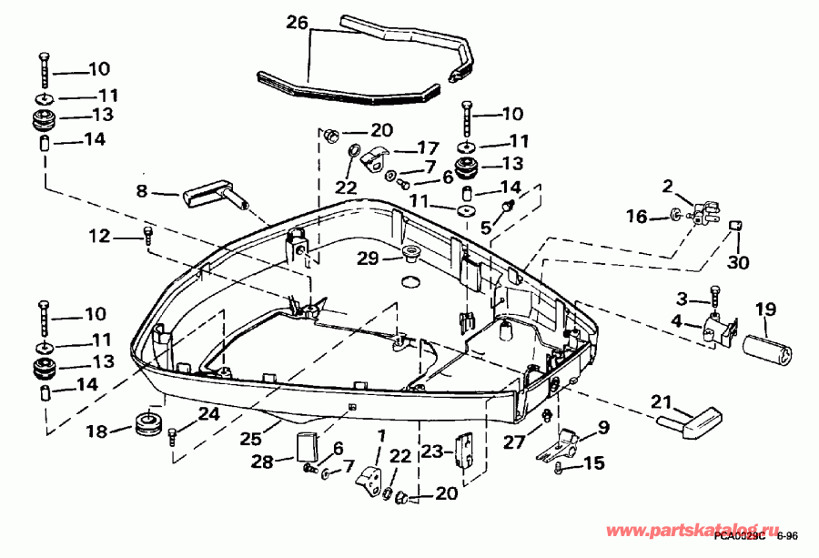 ����� Evinrude E115TSXECM 1998  -  Johnson - Johnson