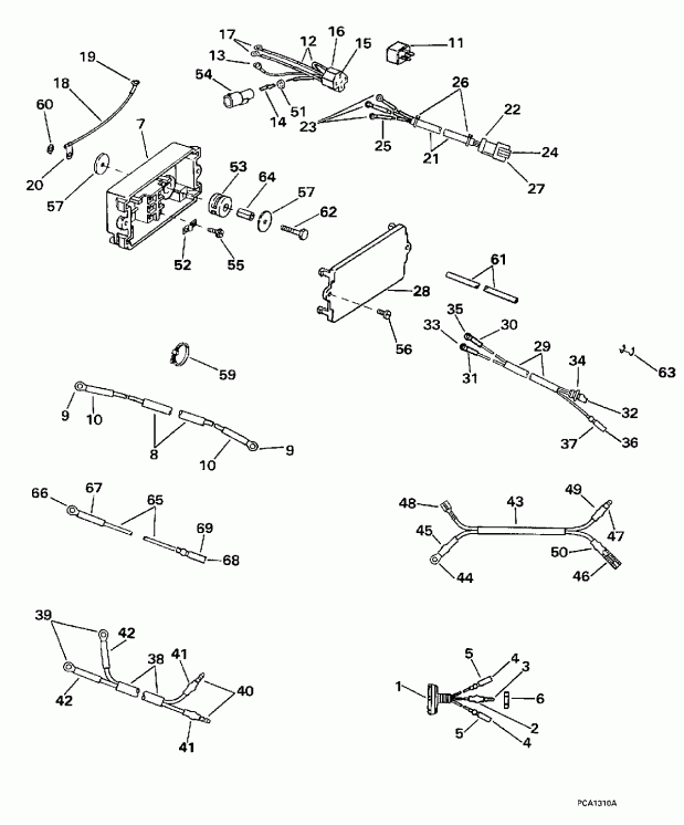  ������� E115TSXECM 1998  - wer Trim / tilt ��������� - wer Trim/tilt Electrical