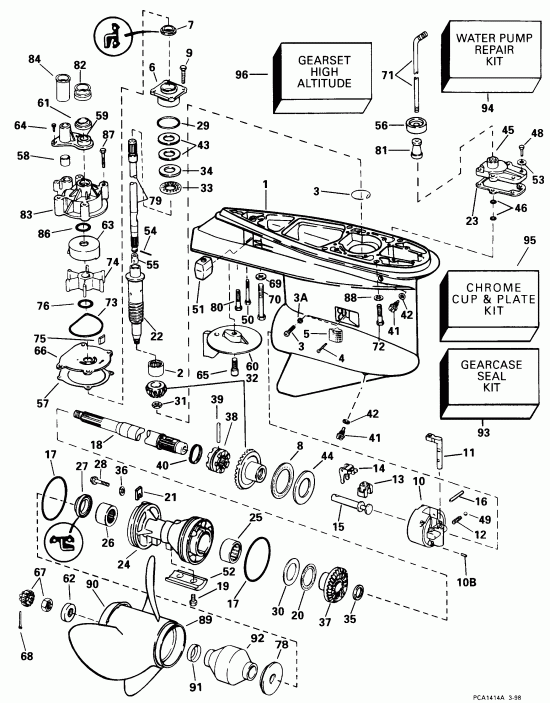 ��������� ��������� ������� E150FCXECR 1998  -  Standard Rotation -- Fsl & Fsx Models - �������� Rotation -- Fsl & Fsx Models