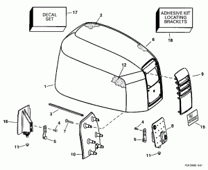 ������ ��������� (�����) -- Evinrude (Engine Cover -- Evinrude)