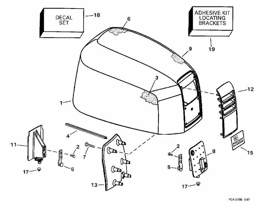 �������� ����� EVINRUDE E150FSXECR 1998  - Johnson /  Johnson