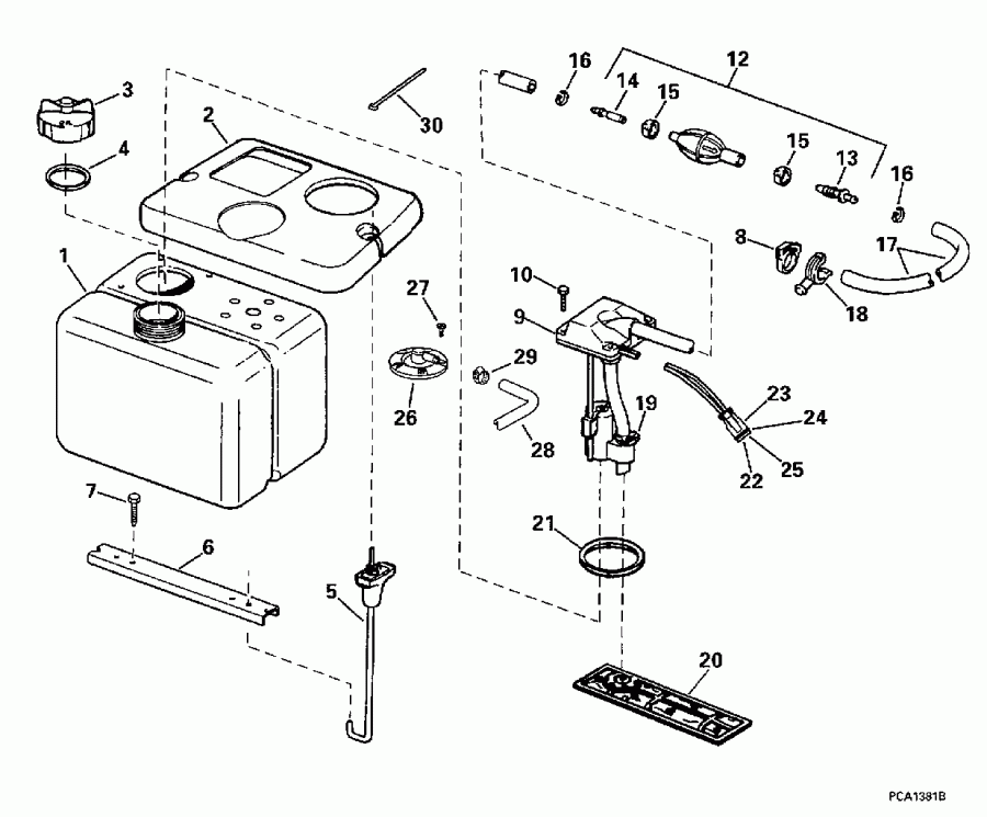 �������� ����� Evinrude E150FSXECR 1998  - 1.8 ������ -- (�����)