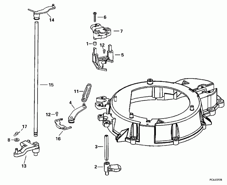 ��������� ����� ������� E150FSXECR 1998  - rottle Linkage