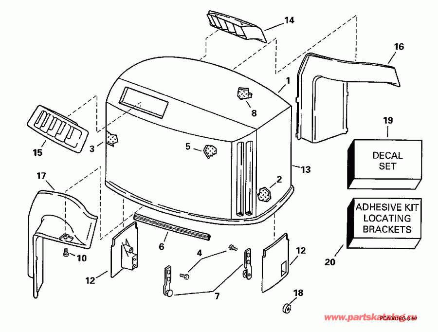  EVINRUDE E150GLECD 1998  -  Johnson - Johnson