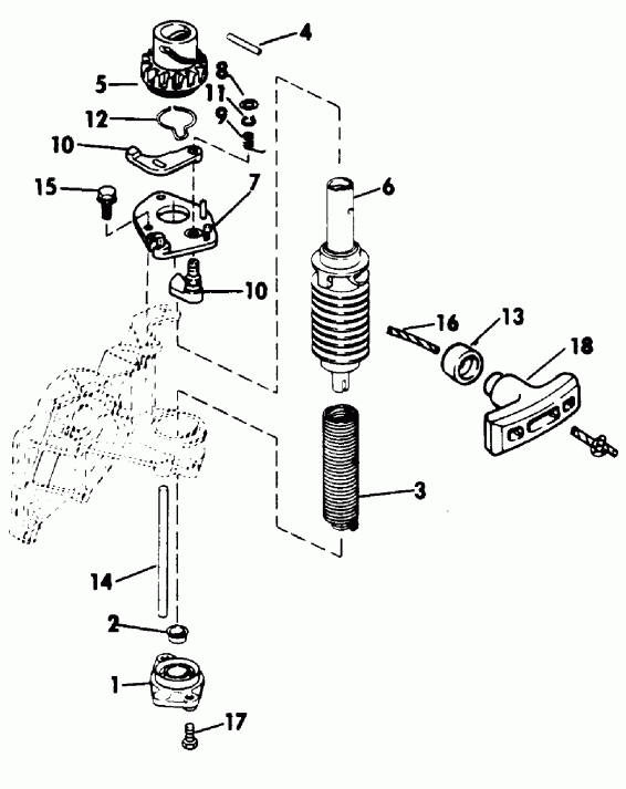 ��������� �������� ����� ������� E150JLECD 1998  - wer Trim/tilt Electrical / wer Trim / tilt ���������