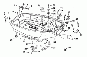 ������ ��������� (�����) -- Evinrude (Engine Cover -- Evinrude)